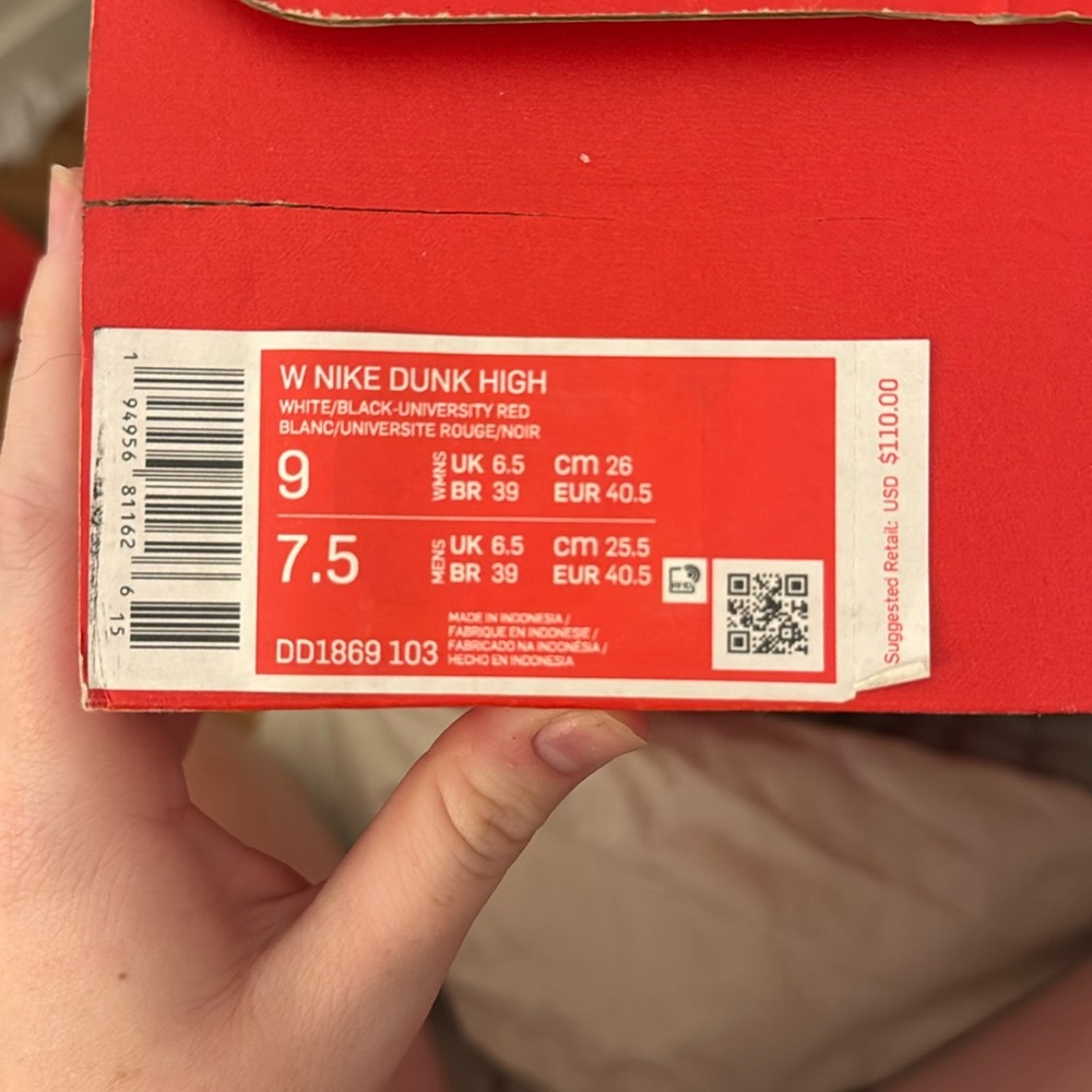 Nike Dunks Only Worn Once Or Twice - image 1